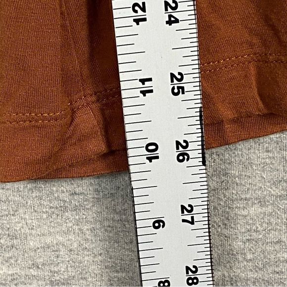 Cato Est 1946 Womens Rust Colored Long Sleeve Crew Neck Blouse Size 14/16W - Picture 5 of 9